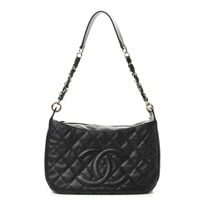 Chanel Caviar Quilted Timeless CC Shoulder Bag Black 1 of 10