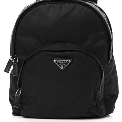 Prada Tessuto Nylon Medium Dome Backpack Black 10 of 15