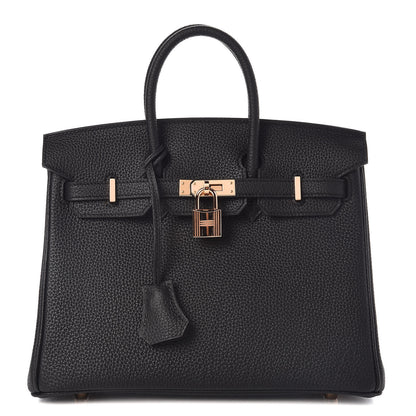Hermes Togo Birkin 25 Black 1 of 37
