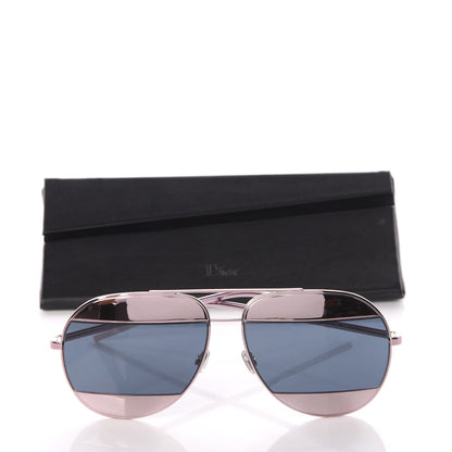 Christian Dior Split 1 Aviator Sunglasses Pink Blue 7 of 7