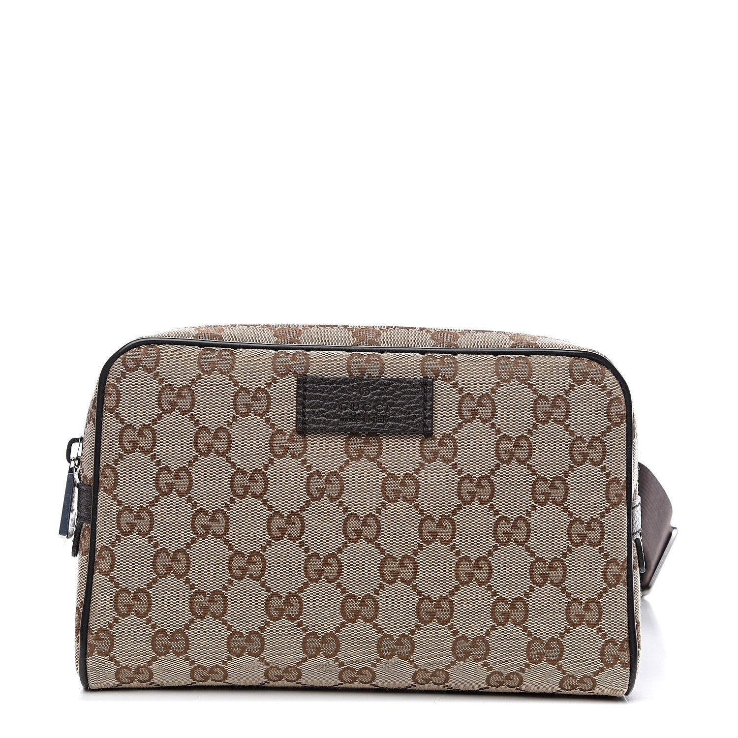 Gucci Monogram Belt Bag Dark Brown 1 of 9