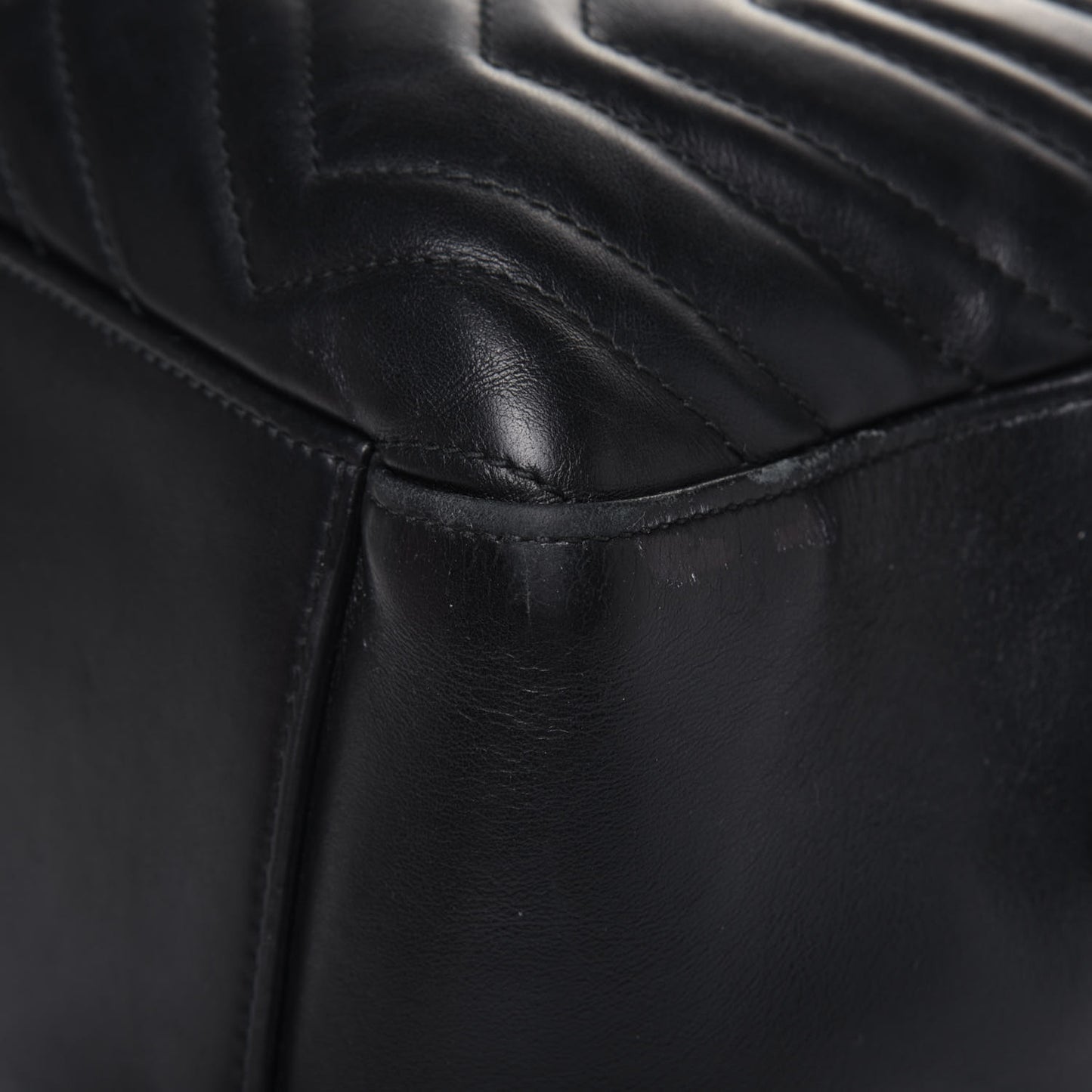 Calfskin Matelasse GG Marmont Dome Backpack Black