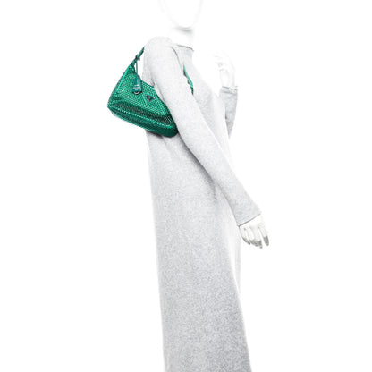 Prada Satin Crystal Mini Re-Edition 2000 Bag Mango 2 of 10