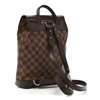 Louis Vuitton Damier Ebene Soho Backpack 3 of 10