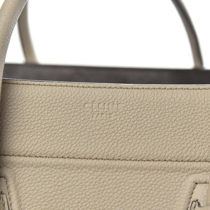 Celine Baby Grained Calfskin Medium Phantom Luggage Quartz 11 of 14