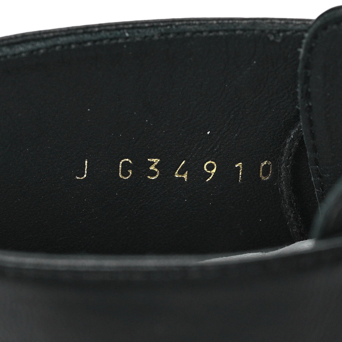 Lambskin Grosgrain Cap Toe Egyptian Amulet CC Lace Up Boots 35 Black