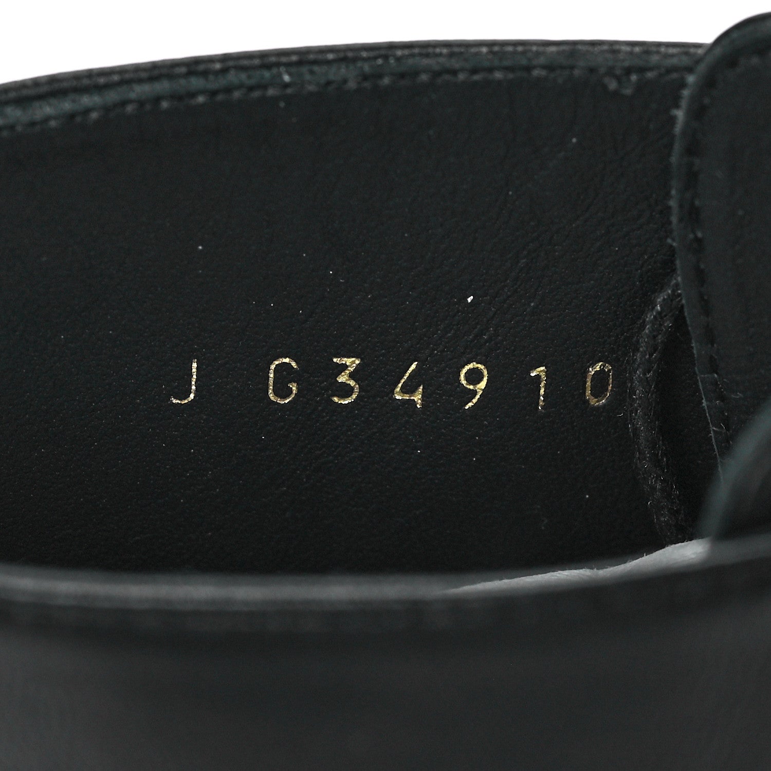 Chanel Lambskin Grosgrain Cap Toe Egyptian Amulet CC Lace Up Boots 35 Black 6 of 10