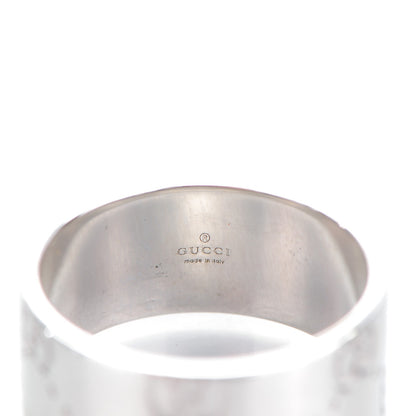 Gucci 18K White Gold 9mm Icon Band Ring 8.75 6 of 6
