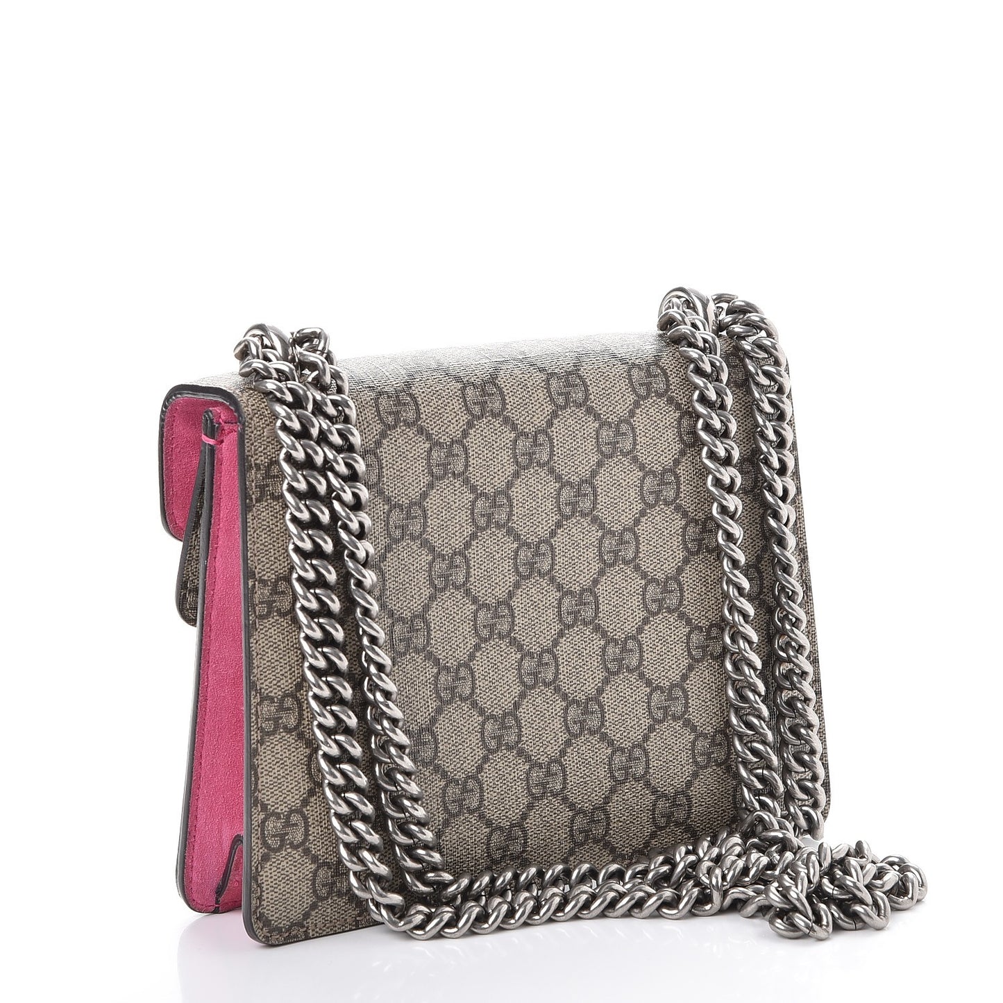 GG Supreme Monogram Mini Dionysus Shoulder Bag Pink