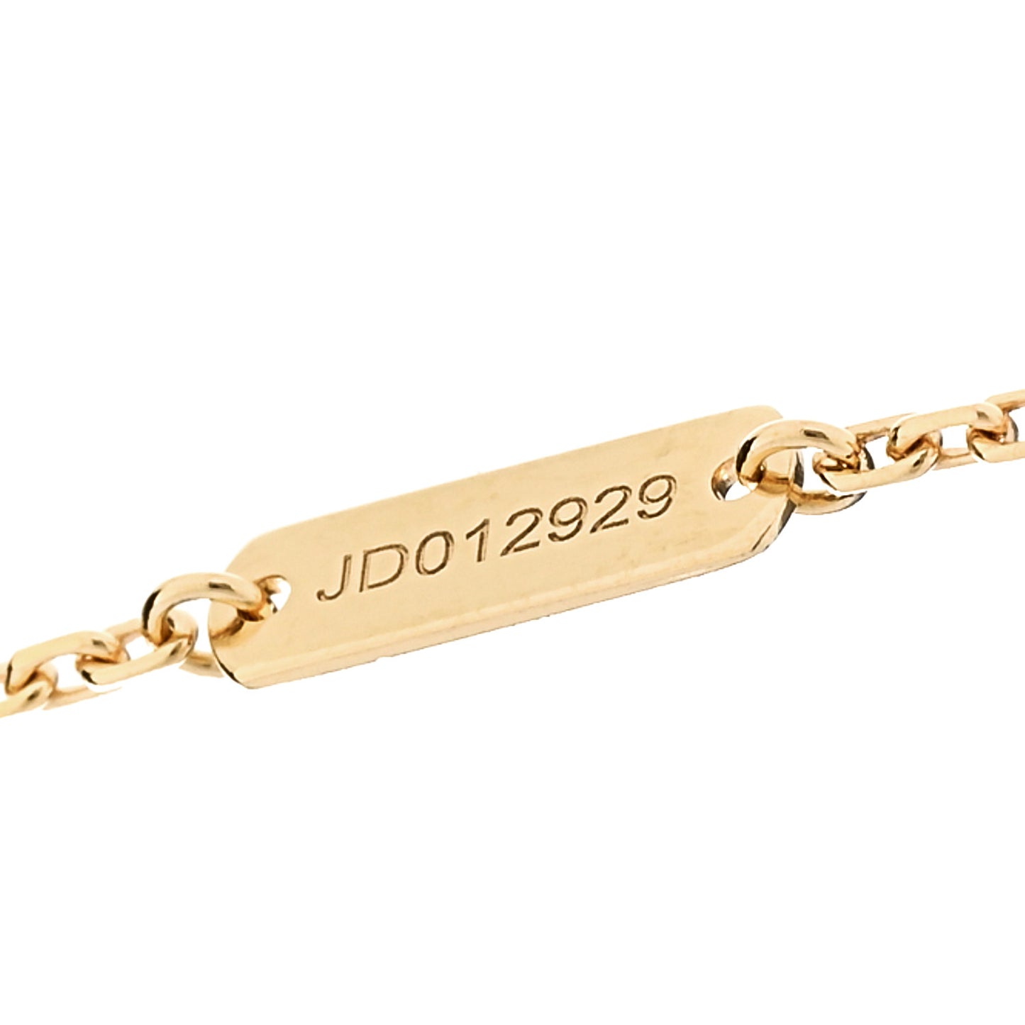 18K Yellow Gold Vintage Alhambra Pendant Necklace