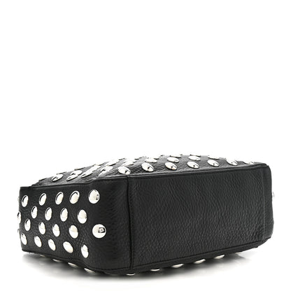 Khaite Pebbled Sport Calfskin Studded Elena Black 4 of 9