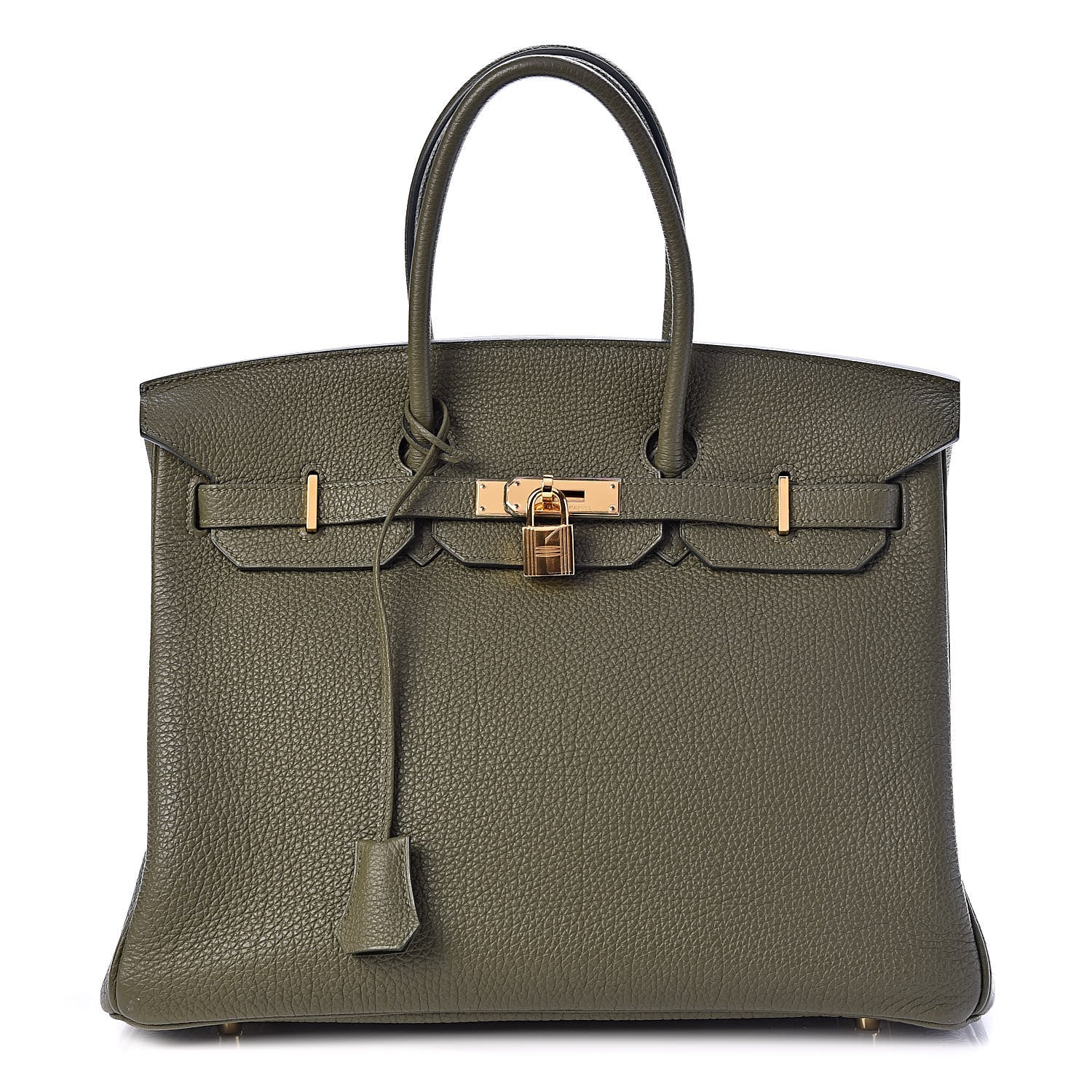 Hermes Togo Birkin 35 Vert Olive 1 of 11