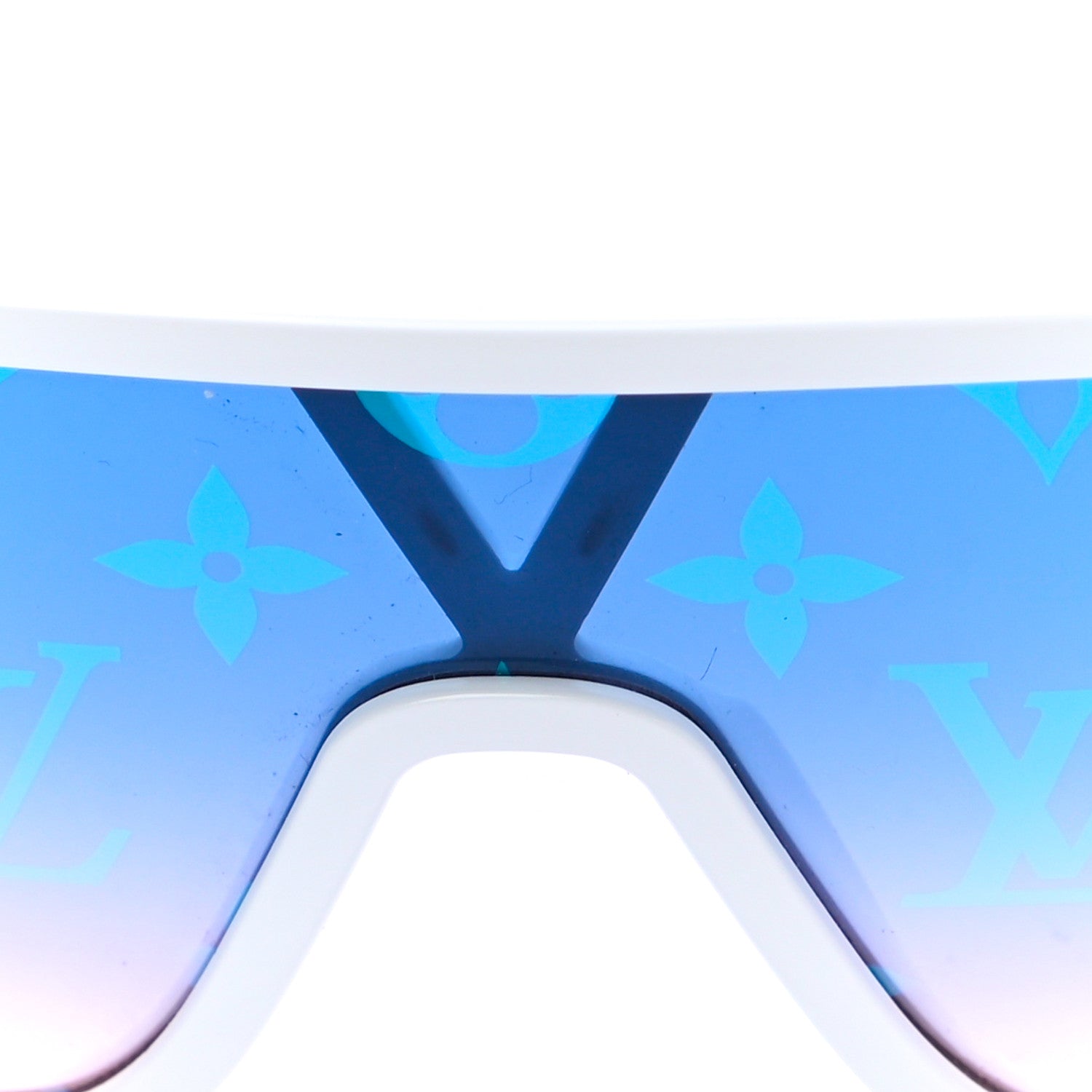 Louis Vuitton Monogram Sideway Sunglasses TV0231 White 9 of 10