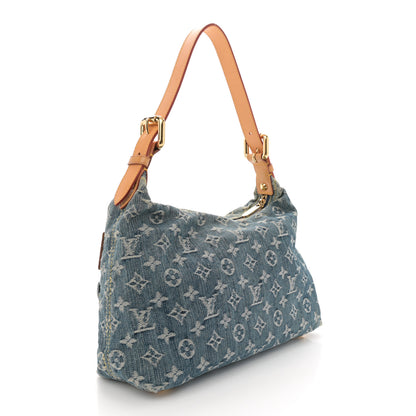 Louis Vuitton Monogram Denim Baggy PM Blue 3 of 10