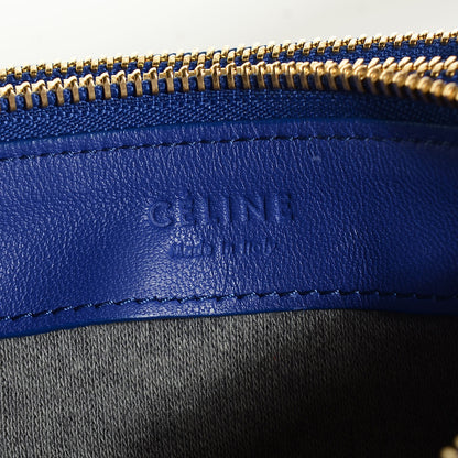 Celine Lambskin Small Trio Crossbody Bag Violet Blue 7 of 7