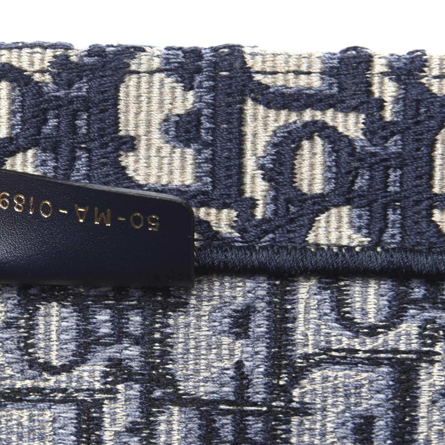 Oblique Book Tote Blue Multicolor