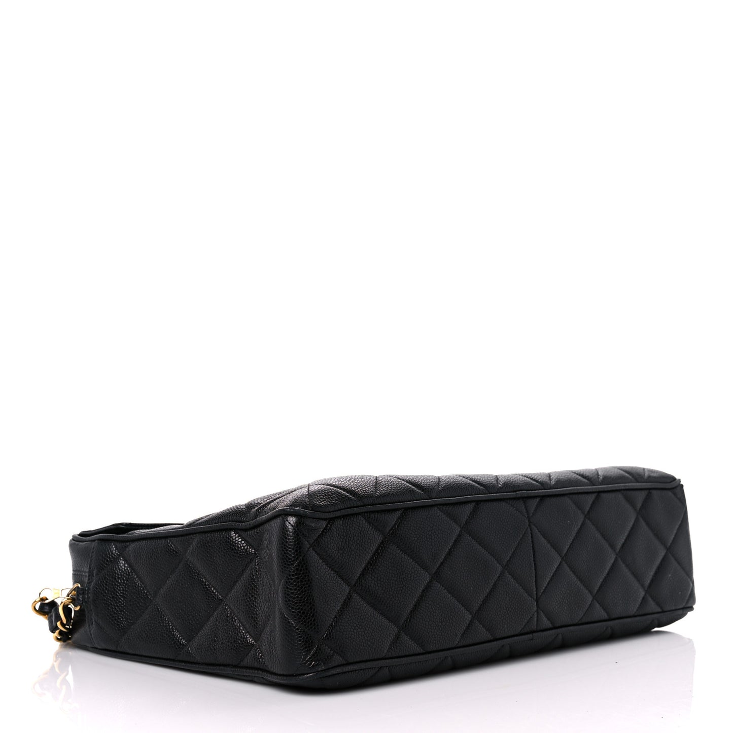Caviar Quilted Flap Black