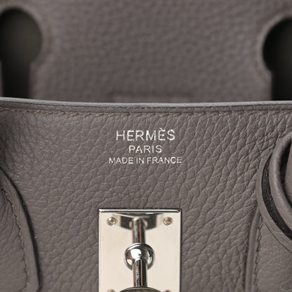 Hermes Togo Birkin 25 Etain 6 of 11