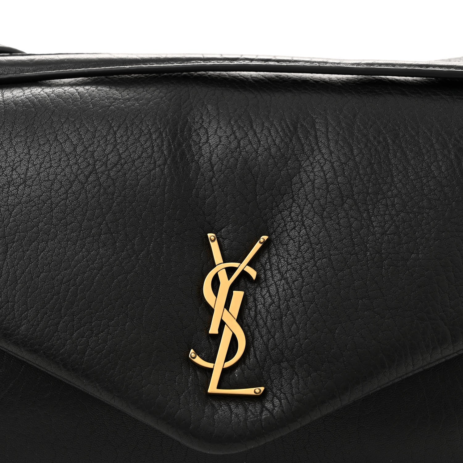 Saint Laurent Grained Lambskin Large Calypso Black 8 of 12
