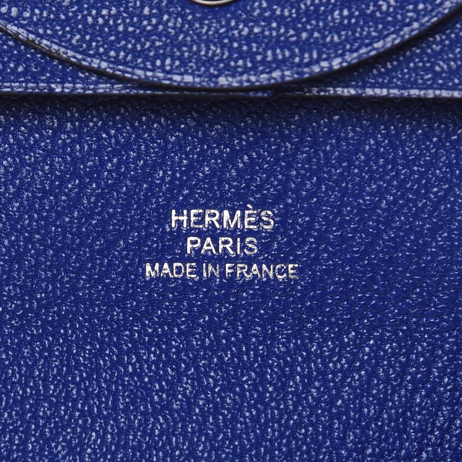 Hermes Chevre Mysore Bastia Coin Purse Bleu Electrique 6 of 7