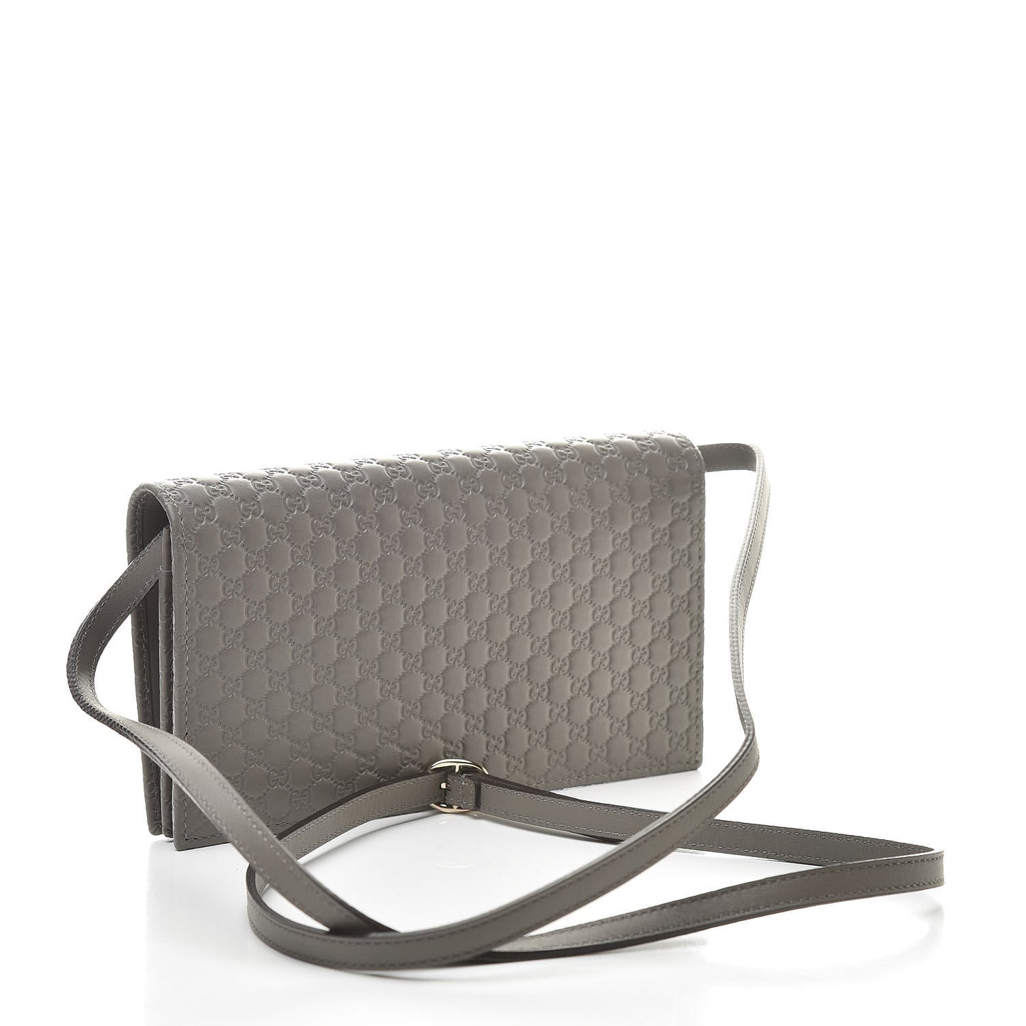 Soft Microguccissima Crossbody Wallet Loess