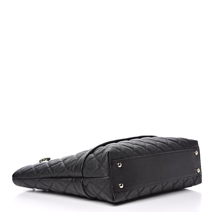 Chanel Caviar Quilted Rolled Up Tote Black 4 of 11