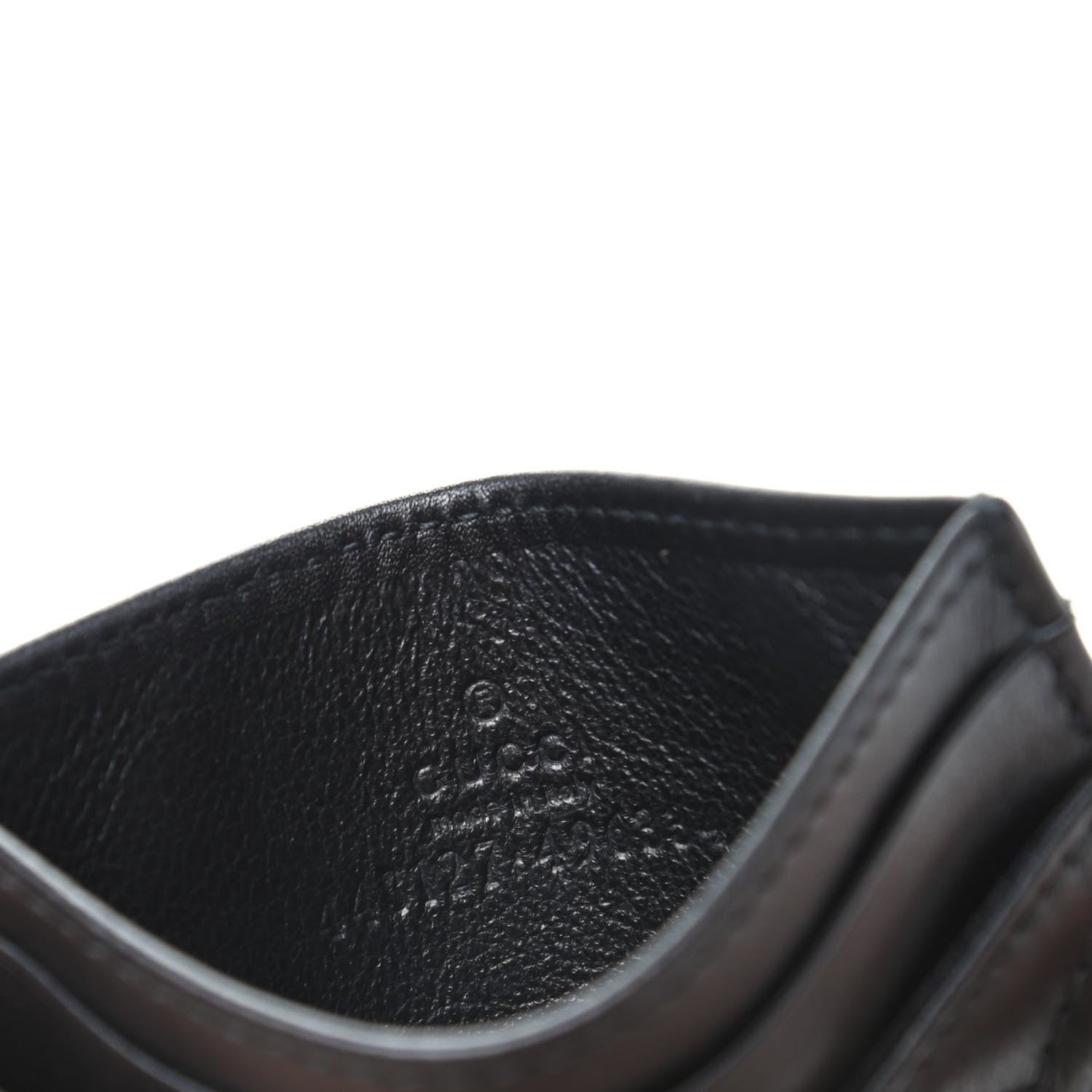 Gucci Calfskin Matelasse GG Marmont Card Holder Black 6 of 6