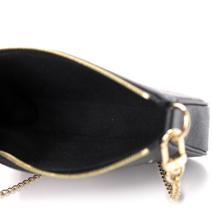 Louis Vuitton Empreinte Monogram Giant Mini Pochette Accessories Black 4 of 4