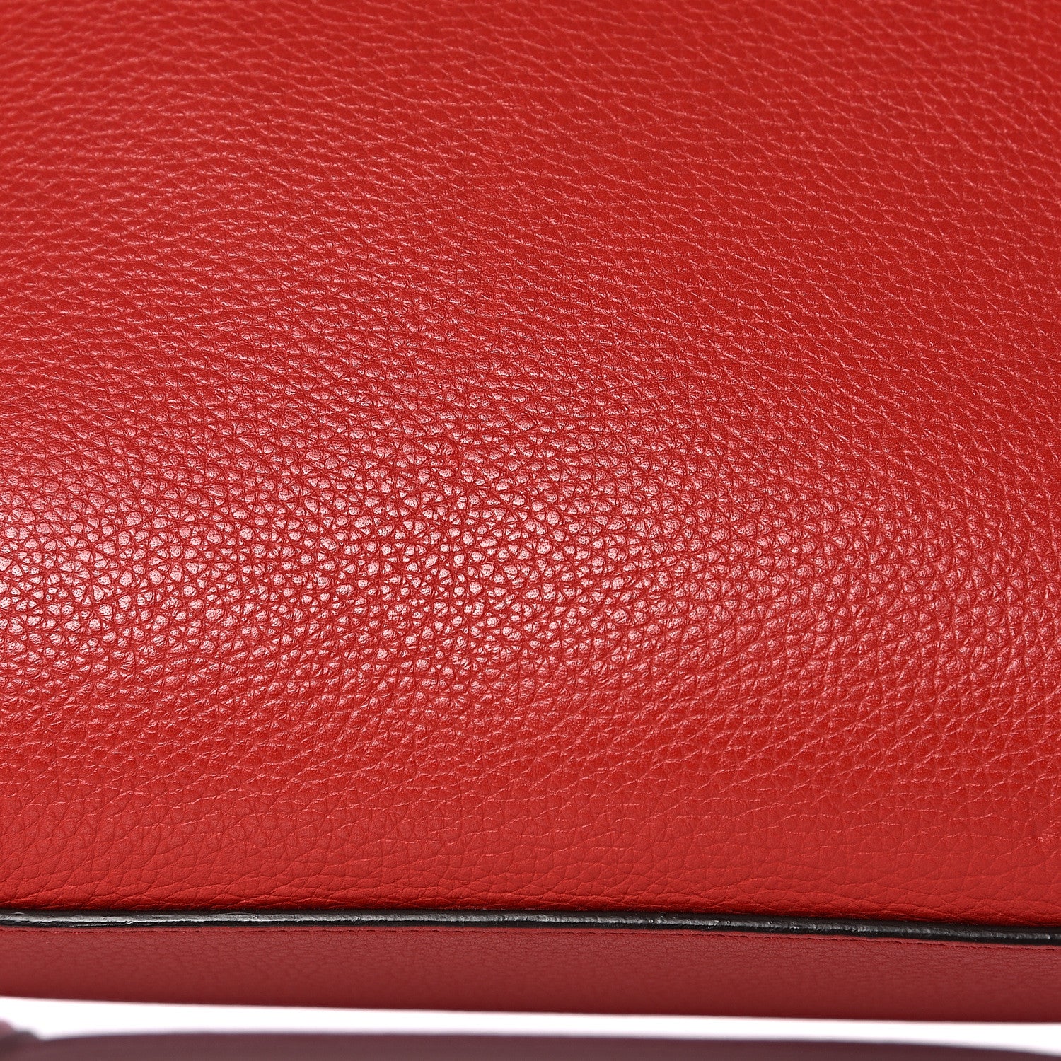 Celine Drummed Calfskin Micro Luggage Coquelicot 12 of 12