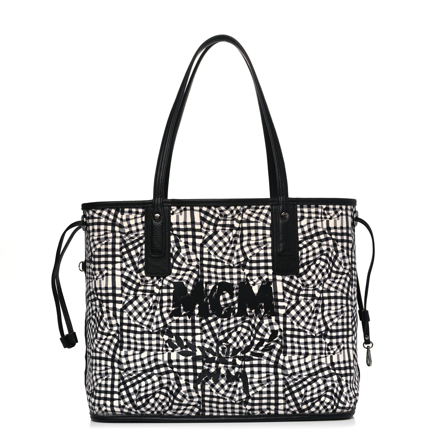 Visetos Medium Liz Reversible Shopper Tote Black