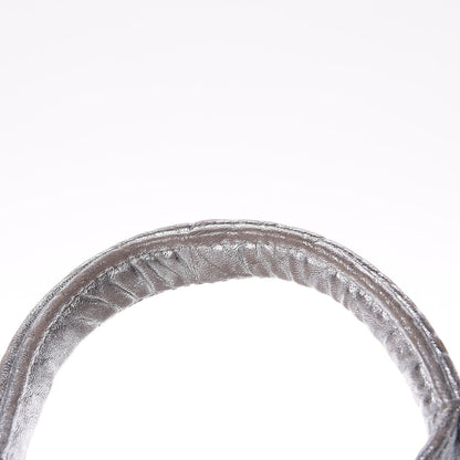 Alexander Wang Metallic Pebbled Lambskin Rockie Rhodium Silver 14 of 18