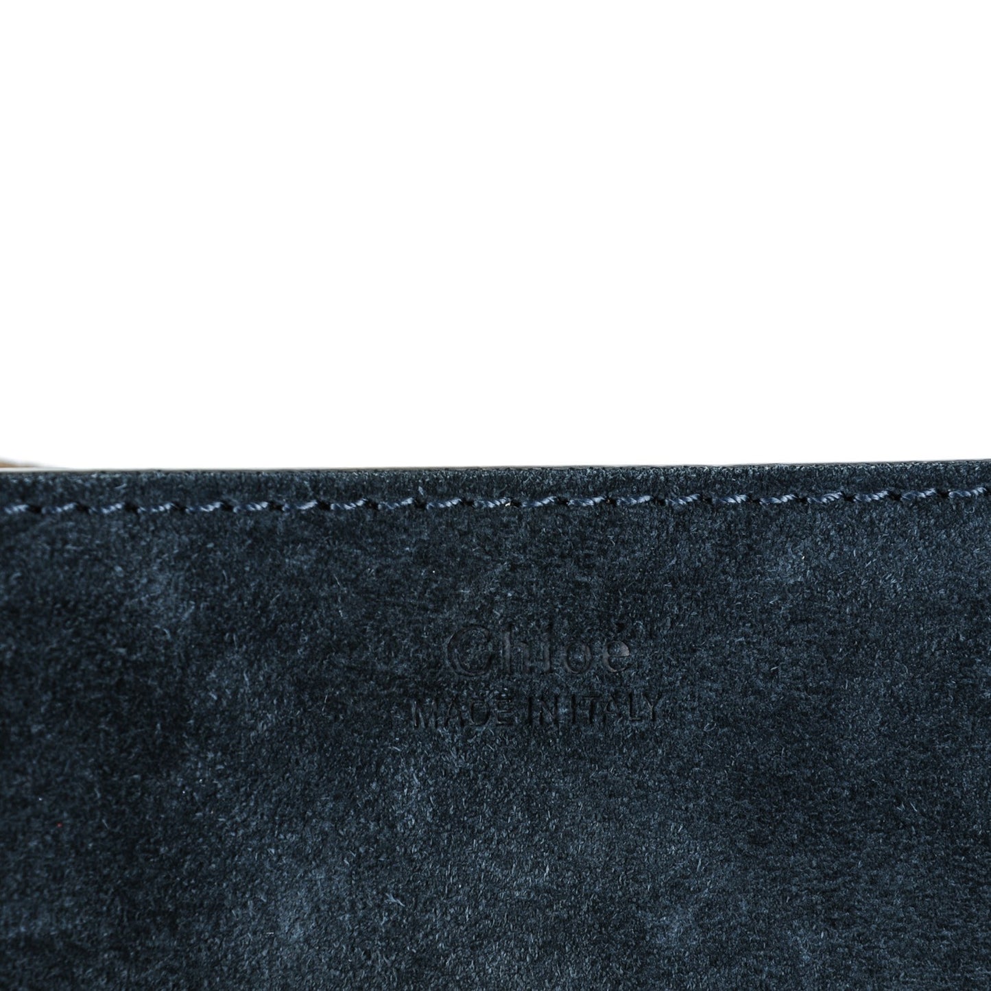 Suede Smooth Calfskin Drew Shoulder Bag Silver Blue