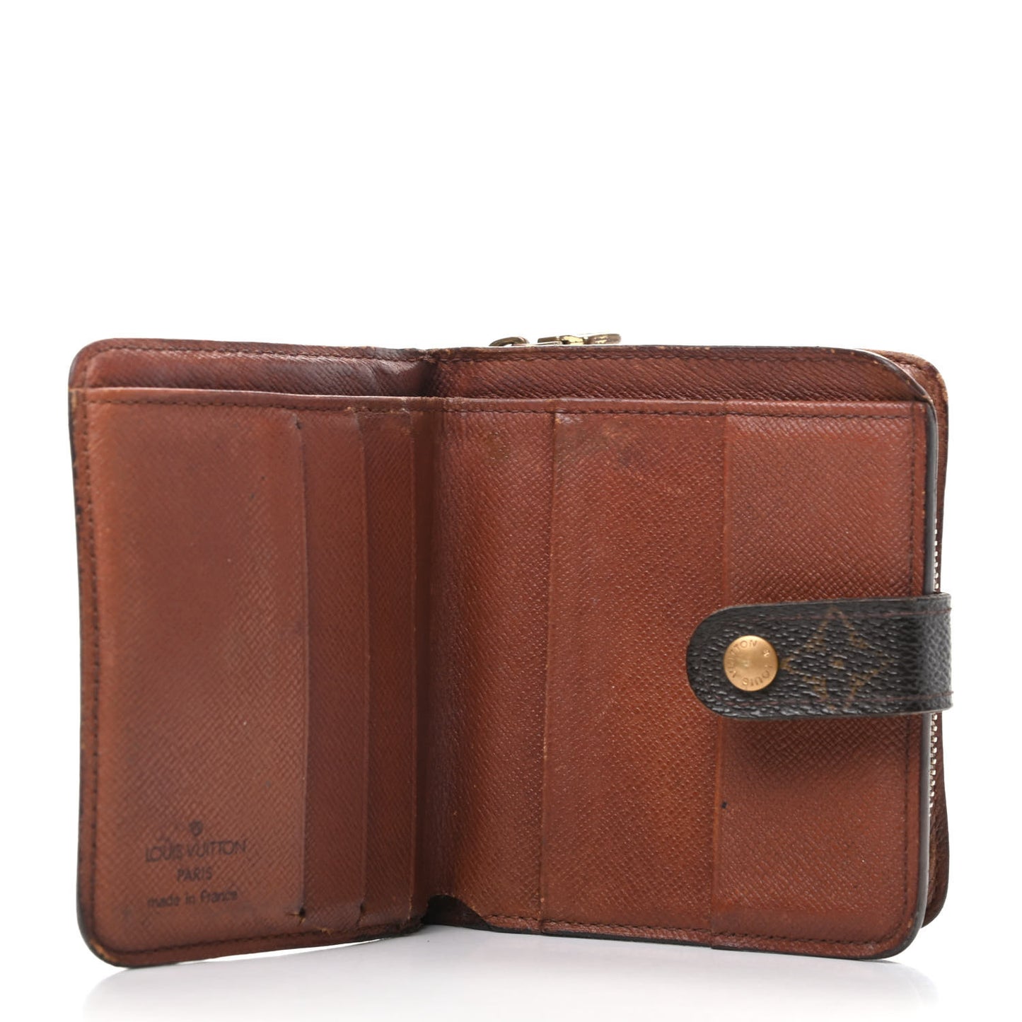 Monogram Compact Zippe Zipped Wallet