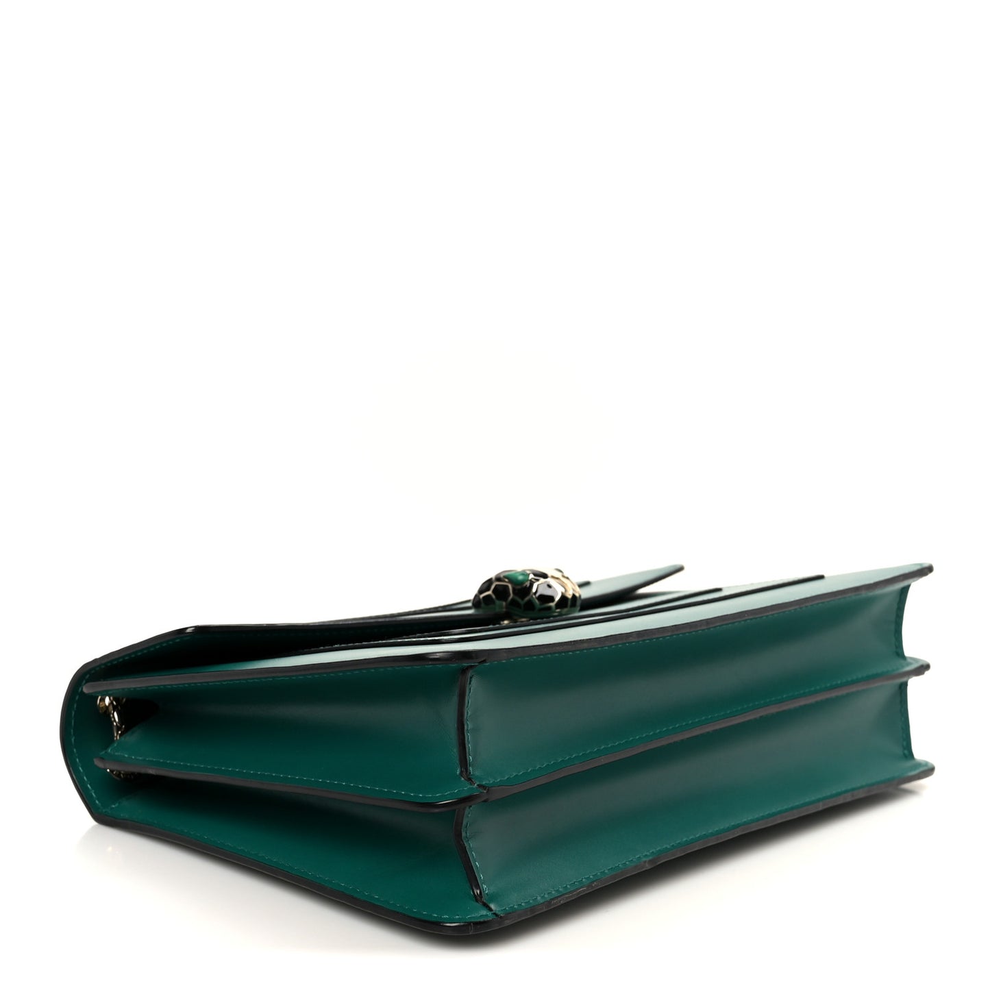 Calfskin Serpenti Forever Shoulder Bag Emerald Green