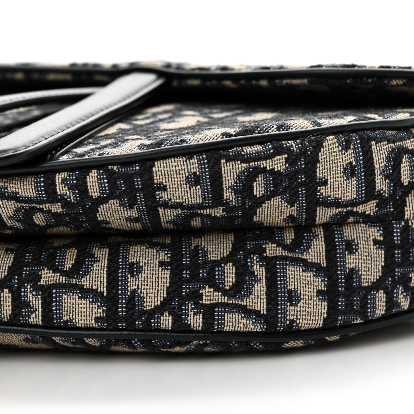 Oblique Saddle Bag With Strap Blue
