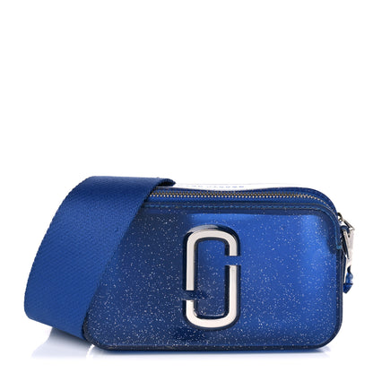 Marc Jacobs Jelly Glitter Small Snapshot Camera Bag Blue 1 of 11