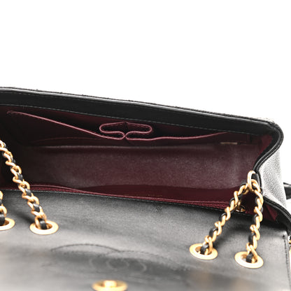 Chanel Caviar Quilted Small CC Filigree Flap Black 5 of 9