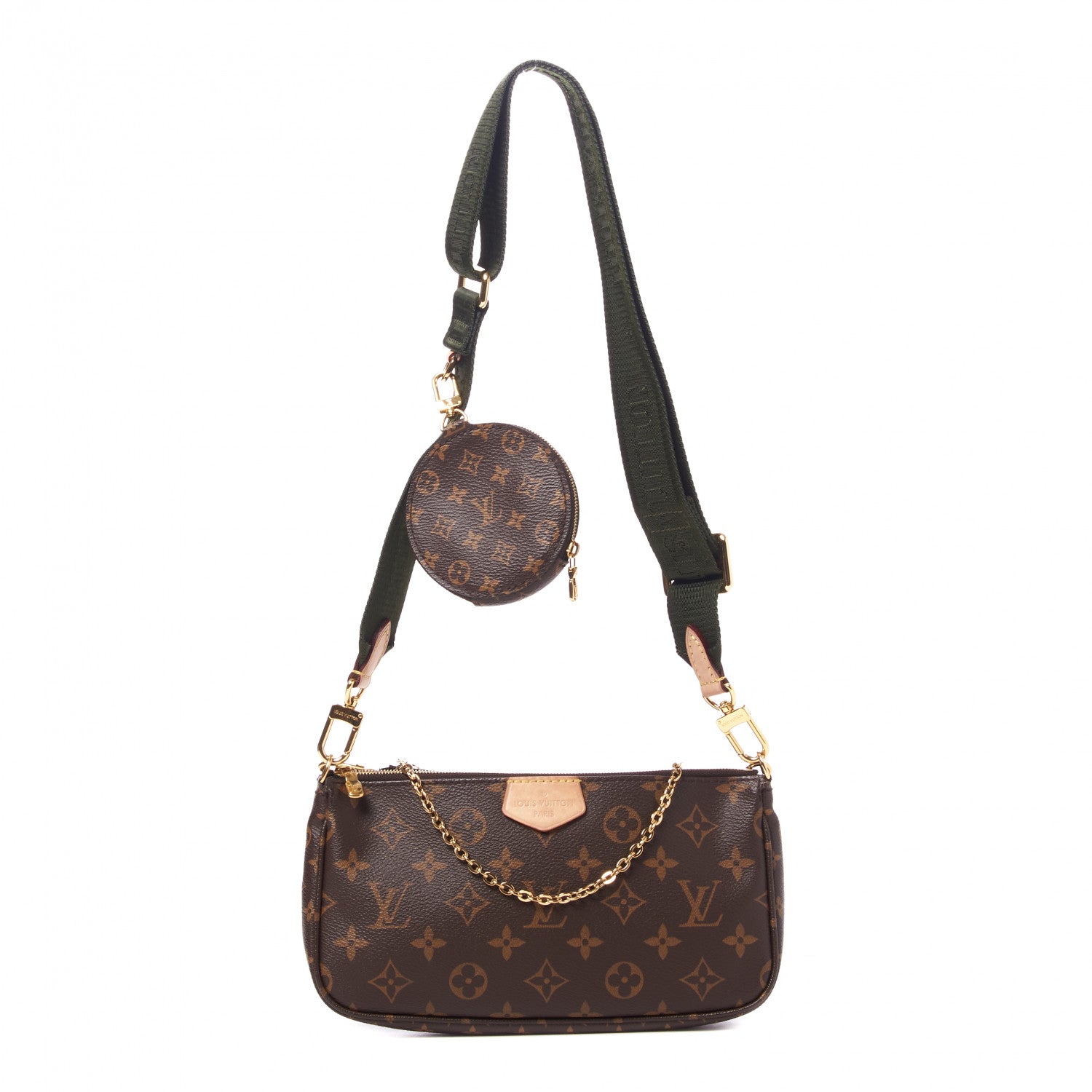 Louis Vuitton Monogram Multi Pochette Accessories Kaki 1 of 11