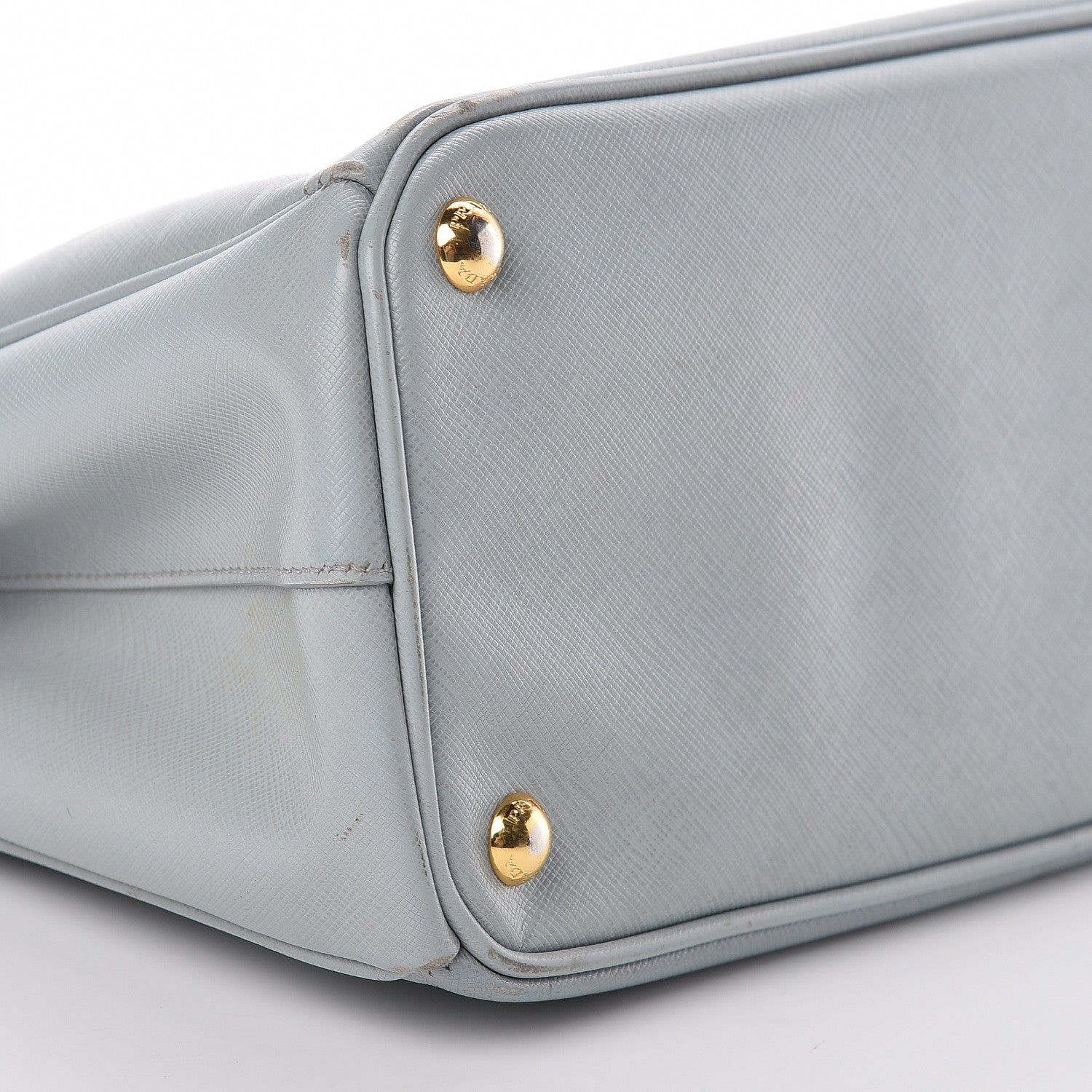 Prada Saffiano Small Galleria Double Zip Tote Lago 10 of 16