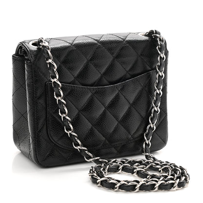 Chanel Caviar Quilted Mini Square Flap Black 3 of 11