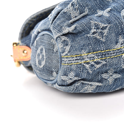 Louis Vuitton Monogram Denim Mini Pleaty Blue 10 of 12