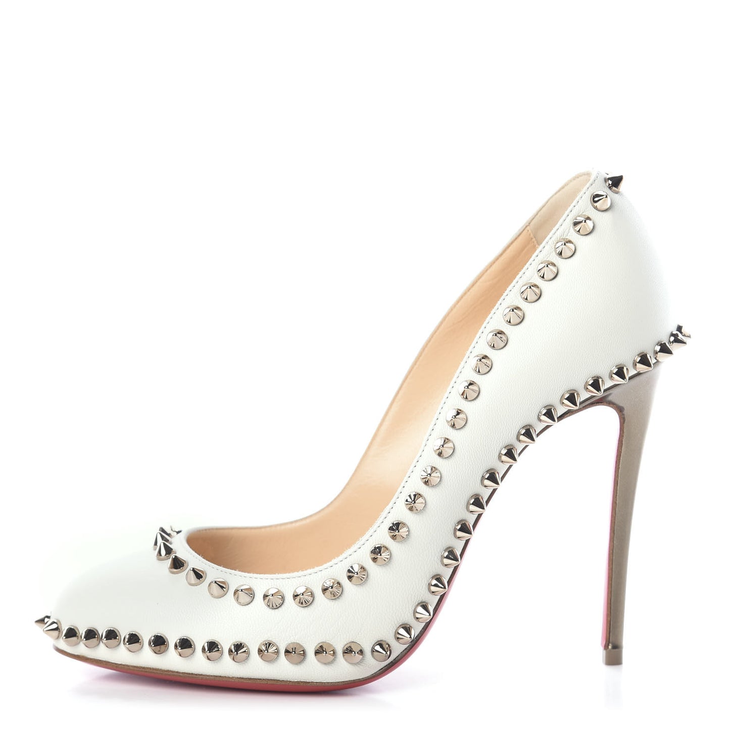 Kid Specchio Dorispiky 100 Pumps 37 Neige Colombe