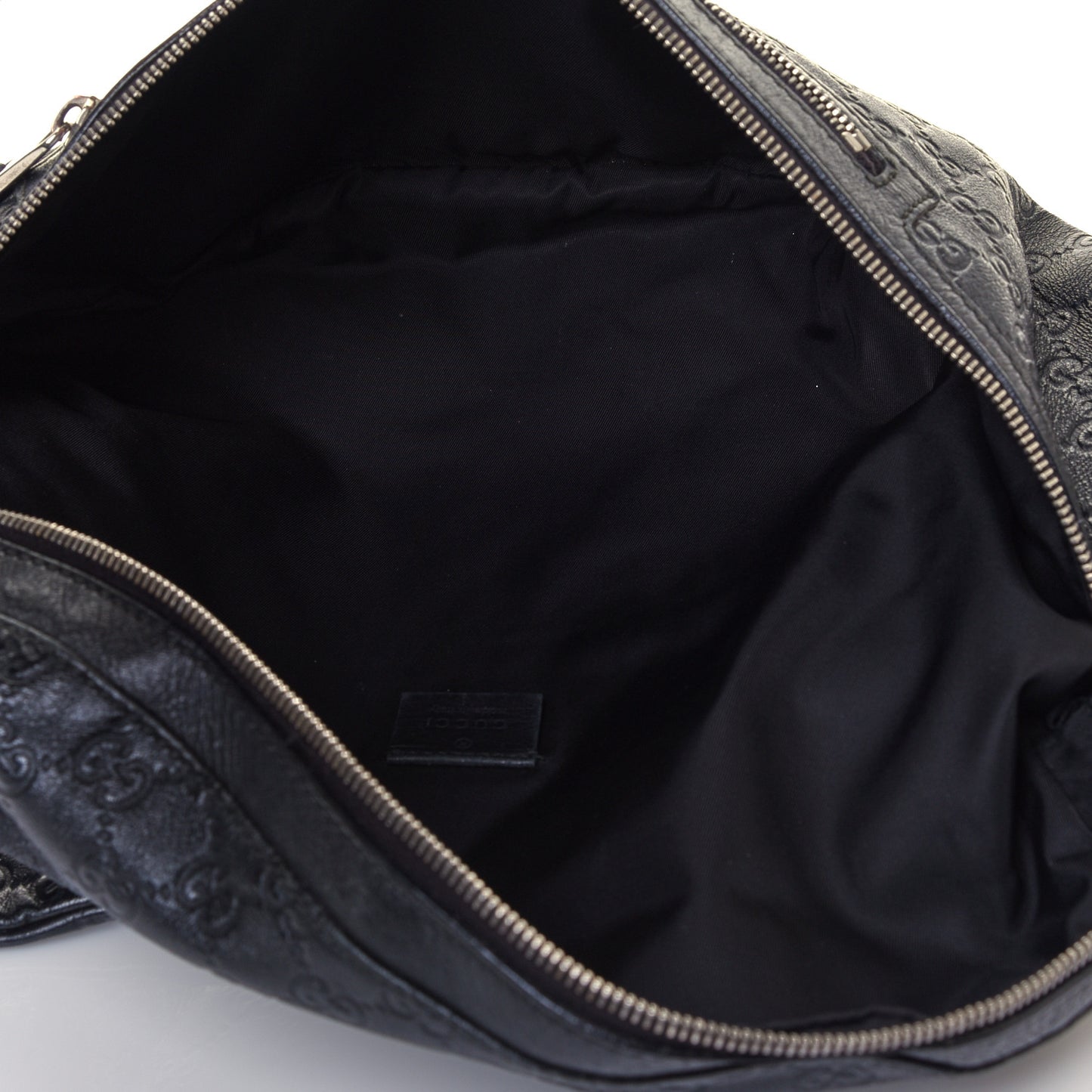 Guccissima Web Belt Bag Black