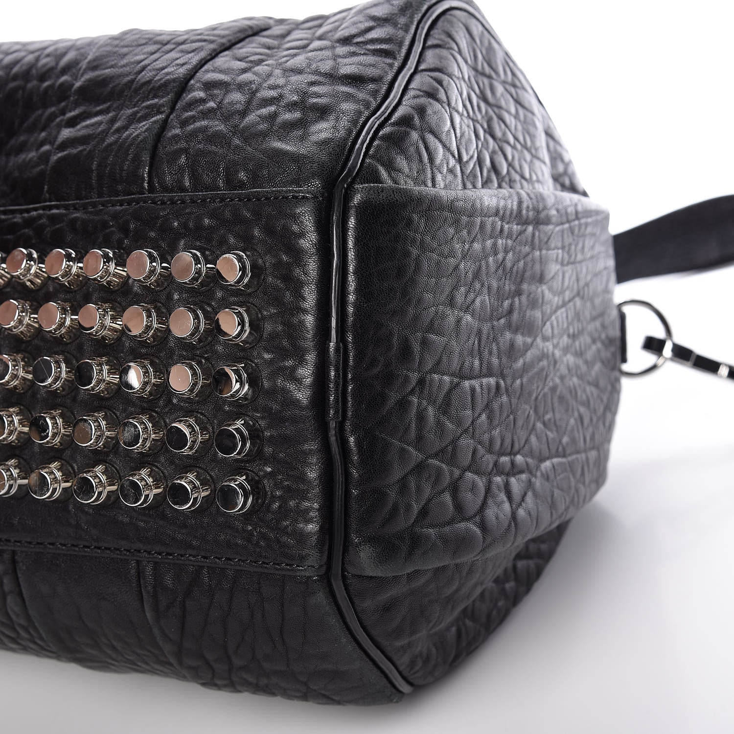 Alexander Wang Pebbled Lambskin Rocco Black Nickel Hardware 8 of 9