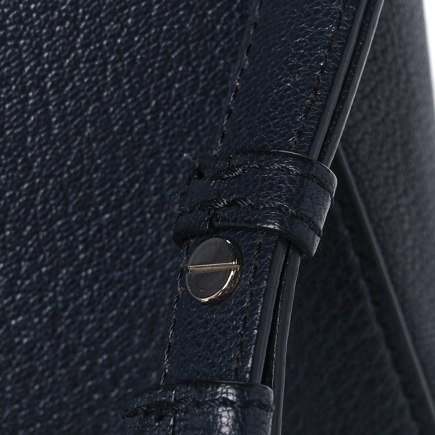 Sugar Goatskin Mini Antigona Navy