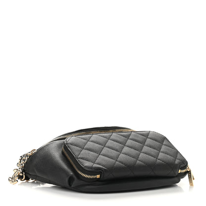 Chanel Caviar Quilted Business Affinity Waist Belt Bag Black 4 of 9