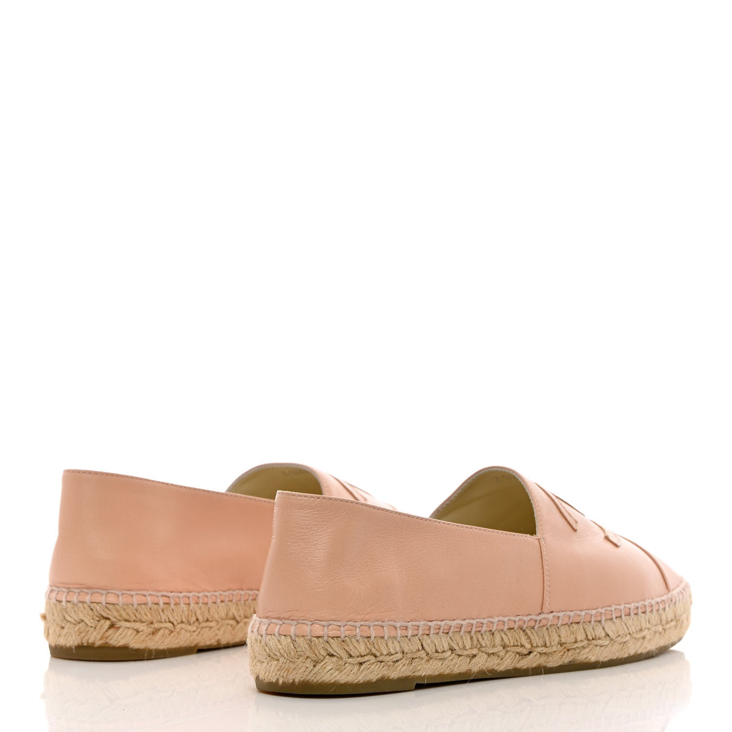 Chanel Lambskin CC Espadrilles 41 Beige 4 of 14
