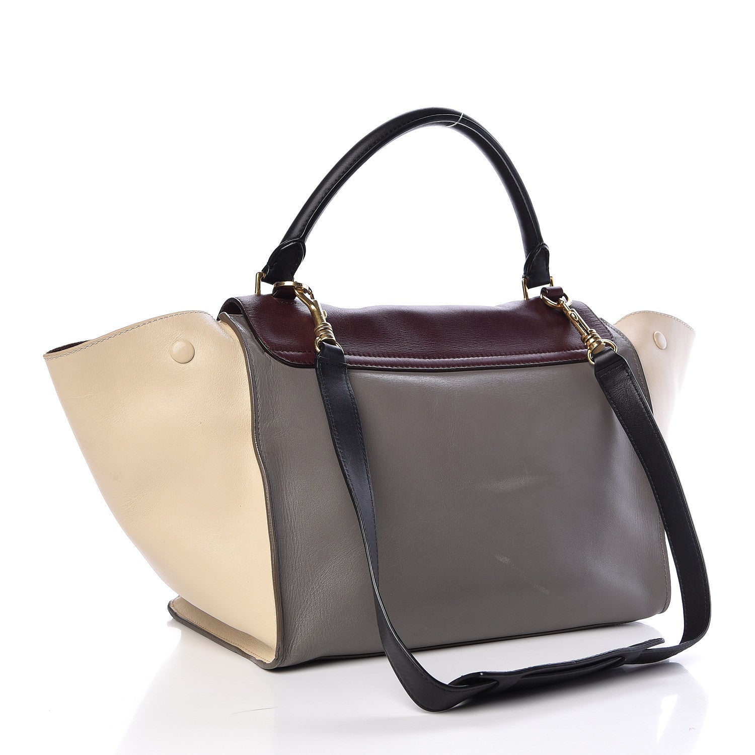 Celine Smooth Calfskin Medium Tri-Color Trapeze 3 of 11