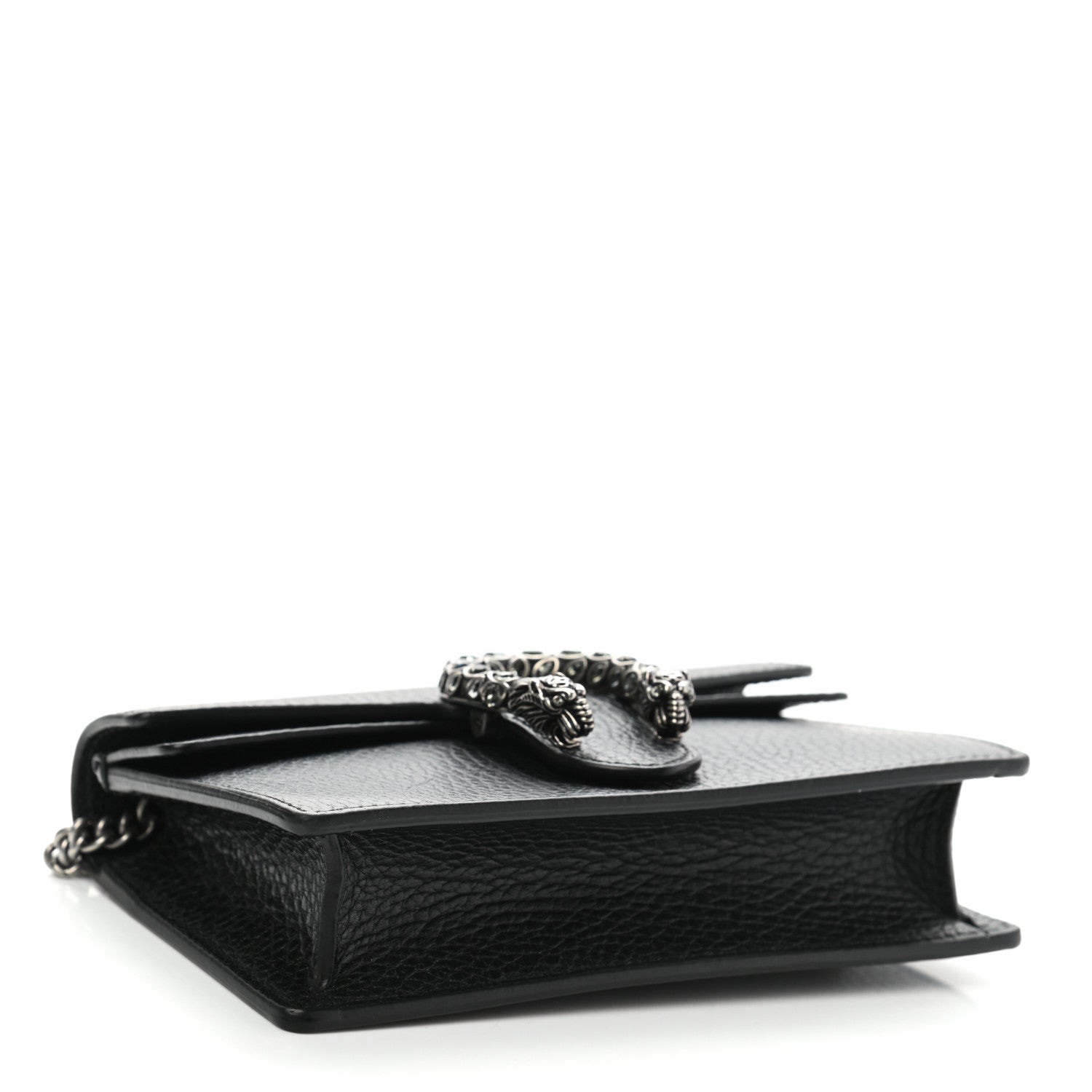 Gucci Calfskin Super Mini Dionysus Shoulder Bag Black 4 of 10