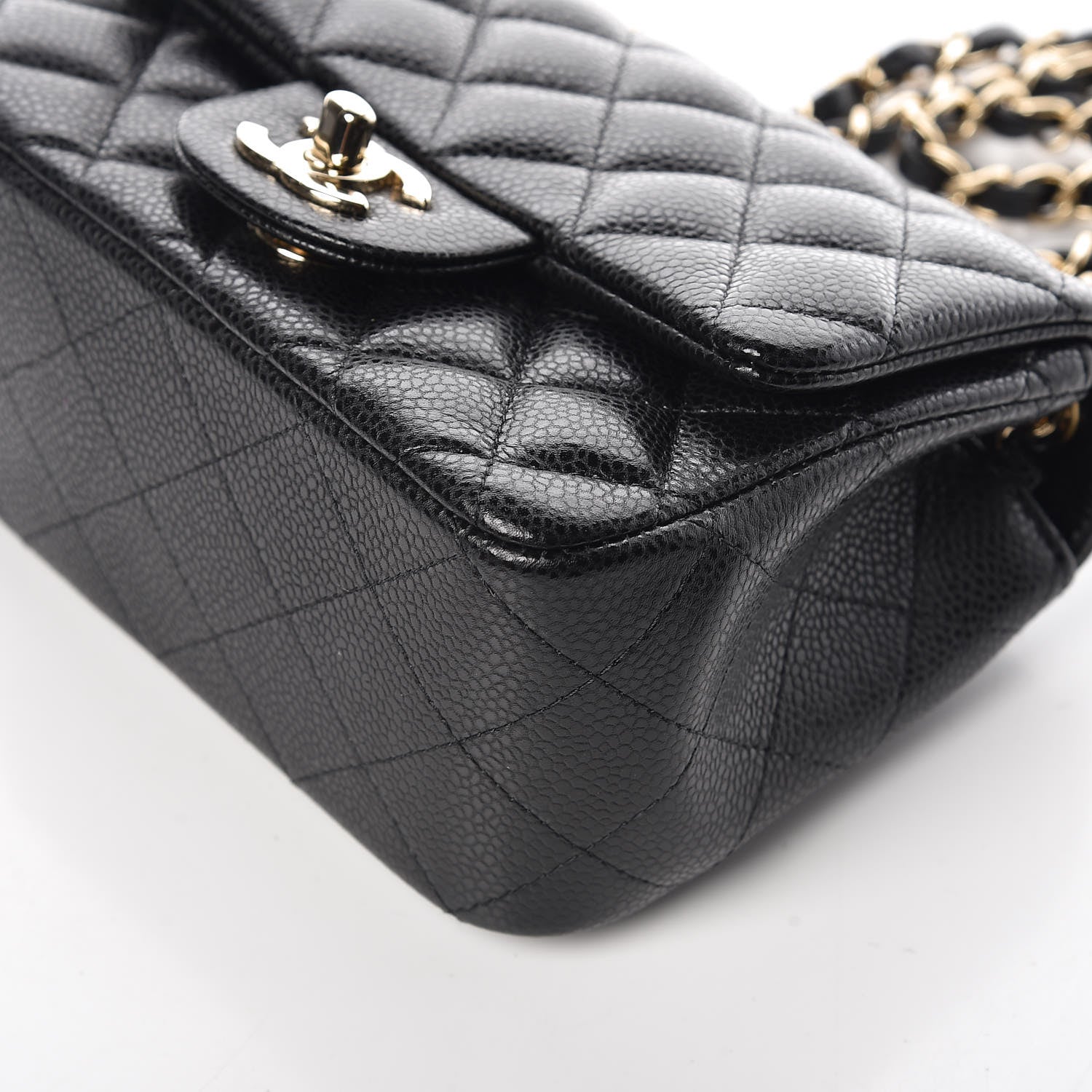 Chanel Caviar Quilted Mini Square Flap Black 10 of 14